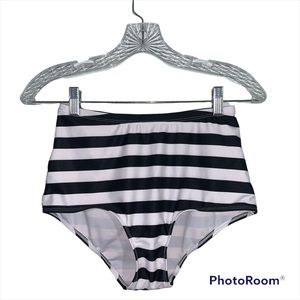 Anan Baby size Small high waisted striped swim bottoms